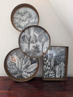 Botanische wanddecoratie, Huis en Inrichting, Ophalen, Zo goed als nieuw