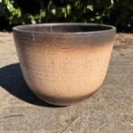 XXL Vintage Keramieken Bloempot, W. Germany, Natuurtinten, Tuin en Terras, Bloempotten, Gebruikt, Rond, Binnen, Minder dan 40 cm