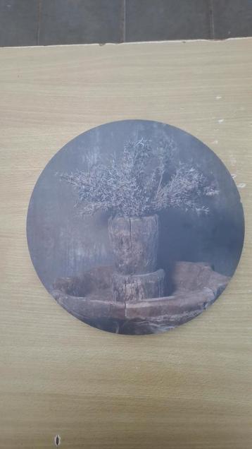 Muurcirkel 30cm - Natuurfoto beschikbaar voor biedingen
