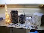 Kerstverlichting 4 stuks en 3 glitter strikken, Ophalen of Verzenden, Gebruikt