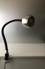 Raak Cobra vintage desk clamp lamp 60s bureaulamp, Gebruikt, Mid century modern vintage design, Ophalen of Verzenden, Metaal