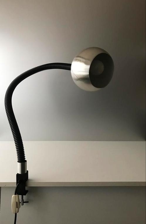 Raak Cobra vintage desk clamp lamp 60s bureaulamp, Huis en Inrichting, Lampen | Tafellampen, Gebruikt, 75 cm of meer, Metaal, Ophalen of Verzenden