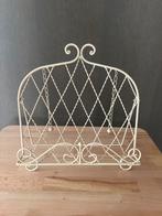 Metalen Kookboekhouder - Roomwit, Ophalen of Verzenden, Zo goed als nieuw