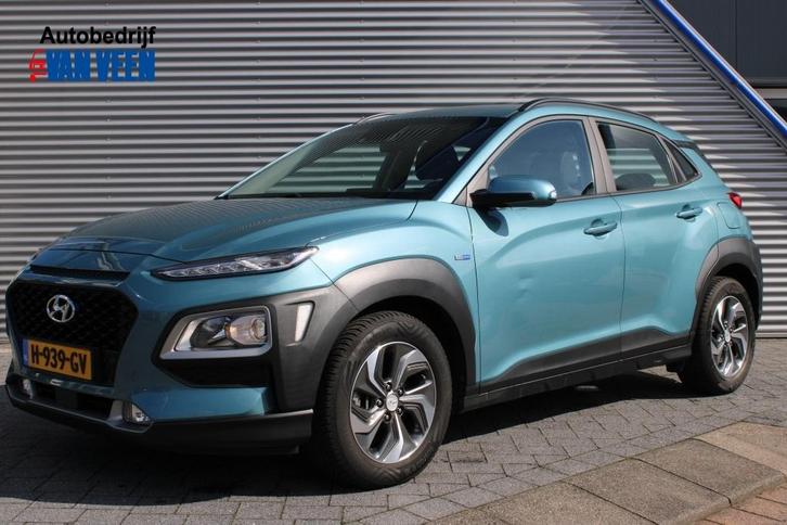Hyundai Kona 1.6 GDI HEV Comfort | Navi | Camera, Auto's, Hyundai, Bedrijf, Kona, ABS, Achteruitrijcamera, Adaptive Cruise Control