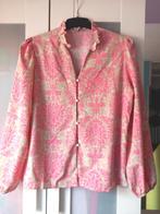Super mooie blouse met mooi patroon. Mt L beige roze, Ophalen of Verzenden, Nieuw, Beige