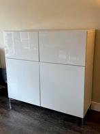 IKEA besta kast hoogglans wit, Huis en Inrichting, Ophalen, 100 tot 150 cm, Zo goed als nieuw, Minder dan 150 cm