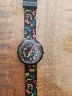Flik Flak horloge - Eenhoorns, Sieraden, Tassen en Uiterlijk, Horloges | Kinderen, Ophalen of Verzenden, Zo goed als nieuw, Zwart