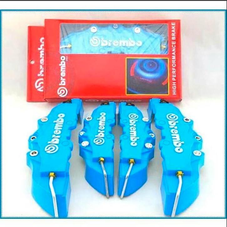 Brembo remklauw covers brake rem cover remmen BLAUW 4 stuks*, Auto diversen, Tuning en Styling, Ophalen of Verzenden