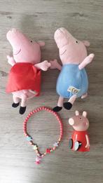Peppa Pig - George - ketting - verstoppertje spel, Ophalen of Verzenden, Zo goed als nieuw