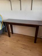 Sidetable massief eiken, Huis en Inrichting, Tafels | Sidetables, Ophalen, 100 tot 150 cm, Eikenhout, Zo goed als nieuw