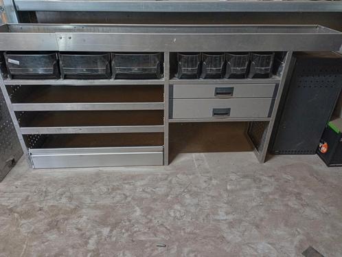 Aluca schappen kast met lades en losse bakjes aluminium, Auto diversen, Overige Auto diversen, Ophalen