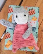 Knuffeldoekje gehaakt poppetje roze meisje knuffel doek, Ophalen of Verzenden, Nieuw, Overige typen