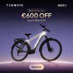 Tenways AGO-X  BLACKFRIDAY (M-L-XL) tot €600,- korting, Fietsen en Brommers, Elektrische fietsen, Nieuw, 51 tot 55 cm, 50 km per accu of meer