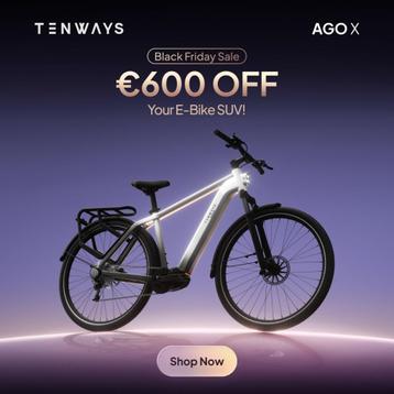 Tenways AGO-X  BLACKFRIDAY (M-L-XL) tot €600,- korting  beschikbaar voor biedingen