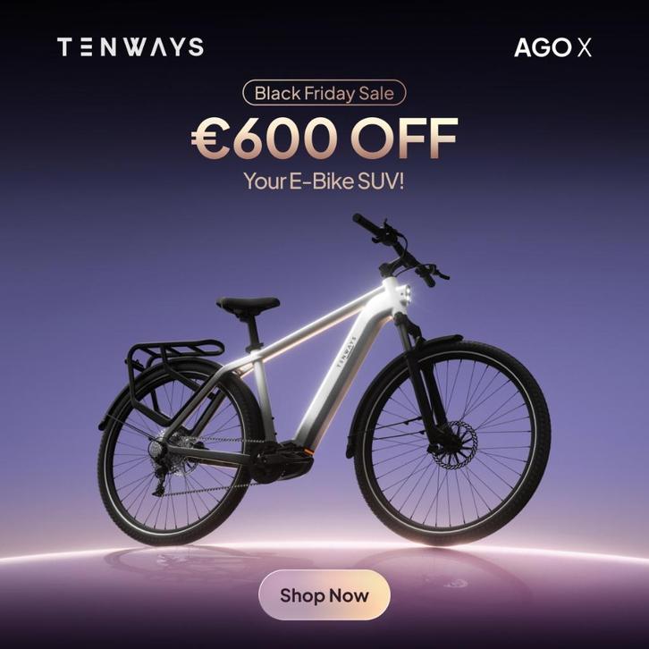 Tenways AGO-X  BLACKFRIDAY (M-L-XL) tot €600,- korting, Fietsen en Brommers, Elektrische fietsen, Nieuw, Overige merken, 51 tot 55 cm