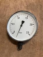 Manometer Drukmeter groot, Druk, Ophalen of Verzenden