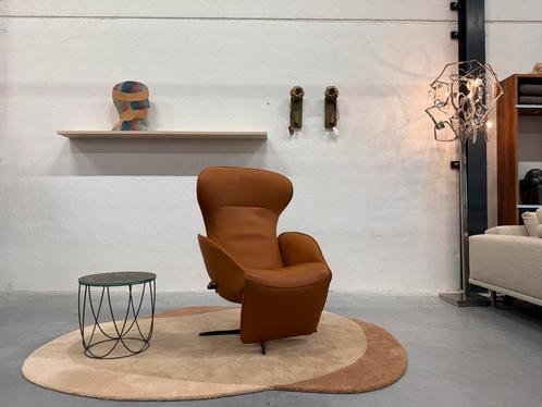 Als Nieuw Jori Daydreamer Relaxfauteuil Xienda leer stoel, Huis en Inrichting, Fauteuils, Nieuw, Leer, 75 tot 100 cm, Ophalen of Verzenden