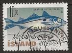 IJsland 63, kabeljauw, Verzenden, IJsland, Gestempeld