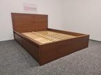 Ikea malm bed 140x200 met 2 lades. Leveren mgl., Huis en Inrichting, Slaapkamer | Bedden, Bed met lades, Bruin, Ikea, Tweepersoons