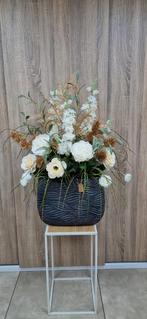 Groot bloemstuk zijdebloemen kunstbloemen, Binnen, ., Nieuw, Ophalen of Verzenden