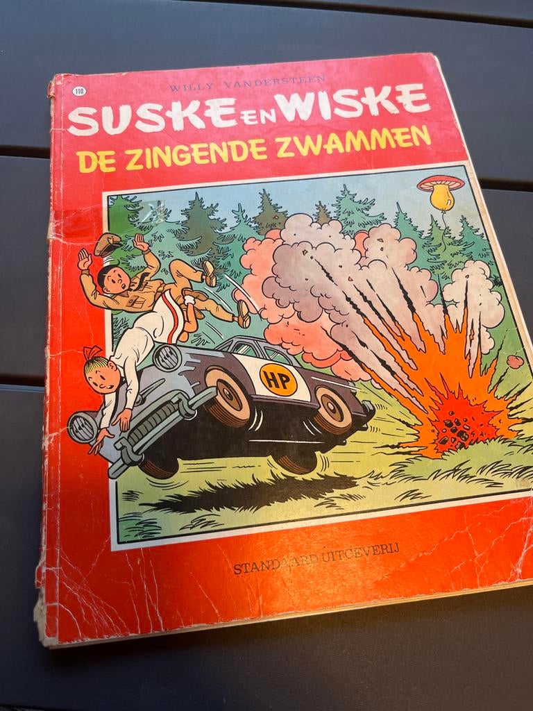 Suske en Wiske - De Zingende Zwammen - Nr. 110 (1979), Gelezen, Willy Vandersteen, Eén stripboek, Ophalen of Verzenden