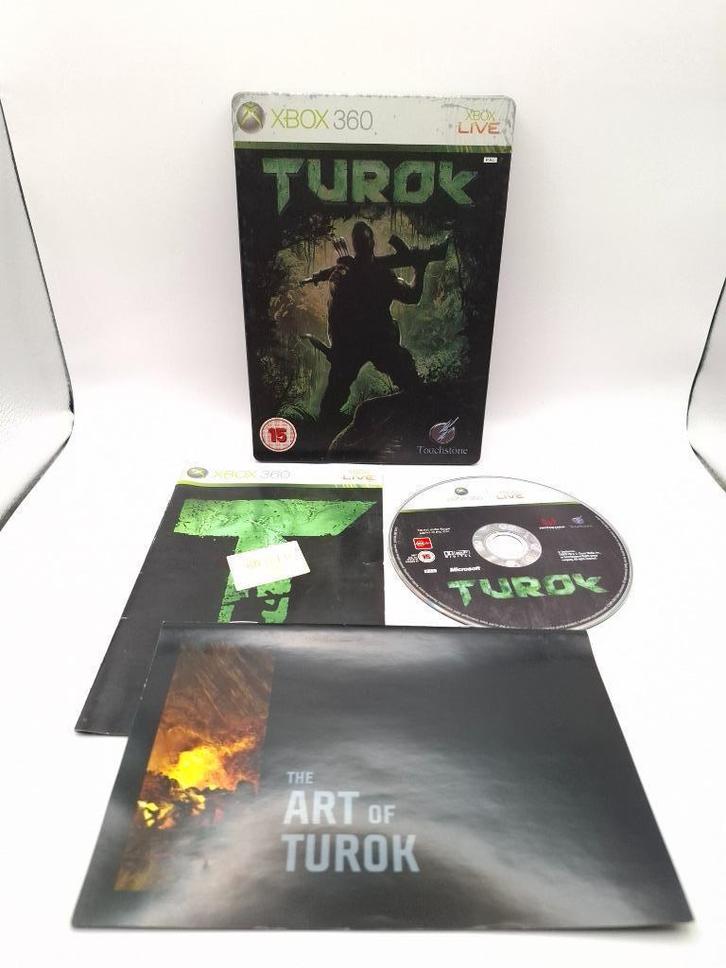 turok steelbook xbox 360, Spelcomputers en Games, Games | Xbox 360, Zo goed als nieuw, Avontuur en Actie, 1 speler, Vanaf 16 jaar