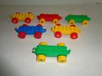 6 Duplo karretjes.  Kunnen allemaal achter elkaar., Kinderen en Baby's, Speelgoed | Duplo en Lego, Ophalen of Verzenden, Zo goed als nieuw