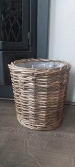 Mooie rotan planten pot bloembak, Ophalen of Verzenden, Zo goed als nieuw, Rechthoekig, Riet