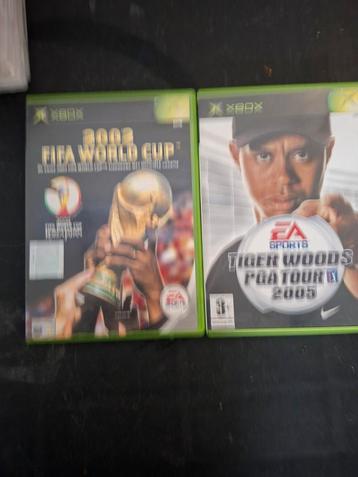 Xbox Spellen - FIFA 2002 & Tiger Woods 2005 beschikbaar voor biedingen