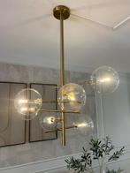 6 bolle gouden lamp, Ophalen, Gebruikt, 75 cm of meer