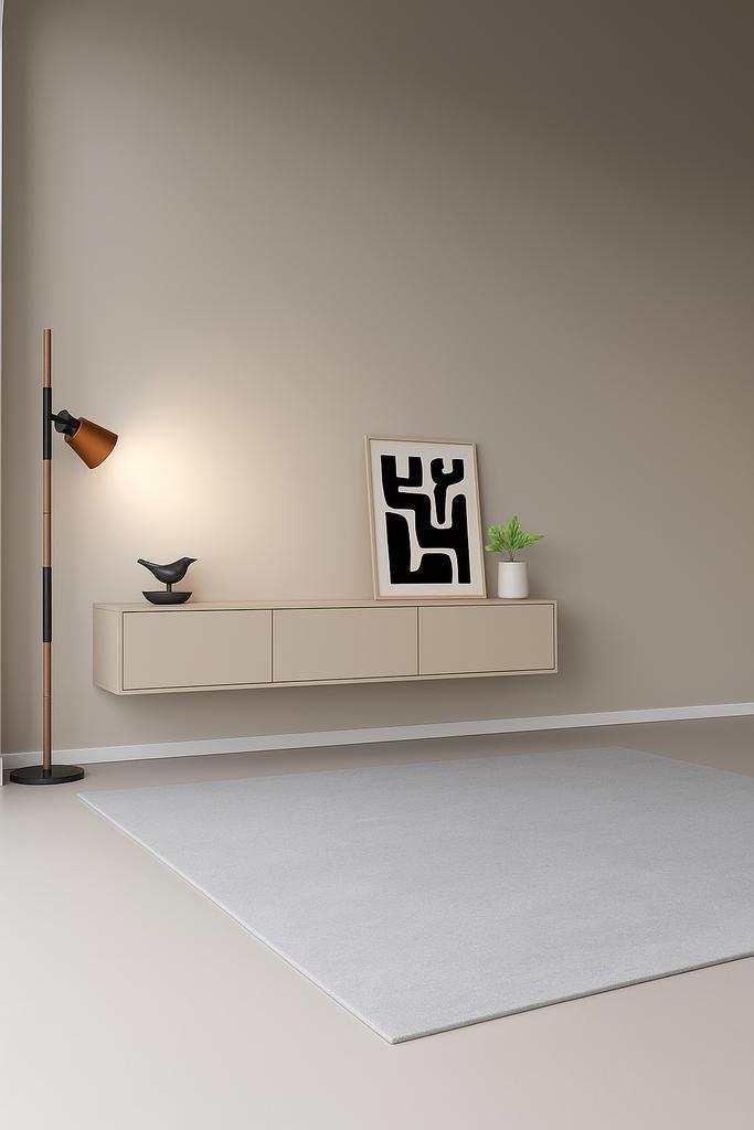 Zwevend TV meubel beige mat 180 x 40 x 36 CM, Huis en Inrichting, Kasten | Televisiemeubels, Nieuw, Minder dan 100 cm, 150 tot 200 cm