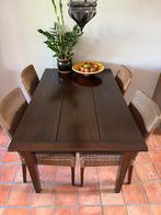 Kwalitatieve eiken eettafel 140x90cm evt met stoelen, Ophalen, Zo goed als nieuw