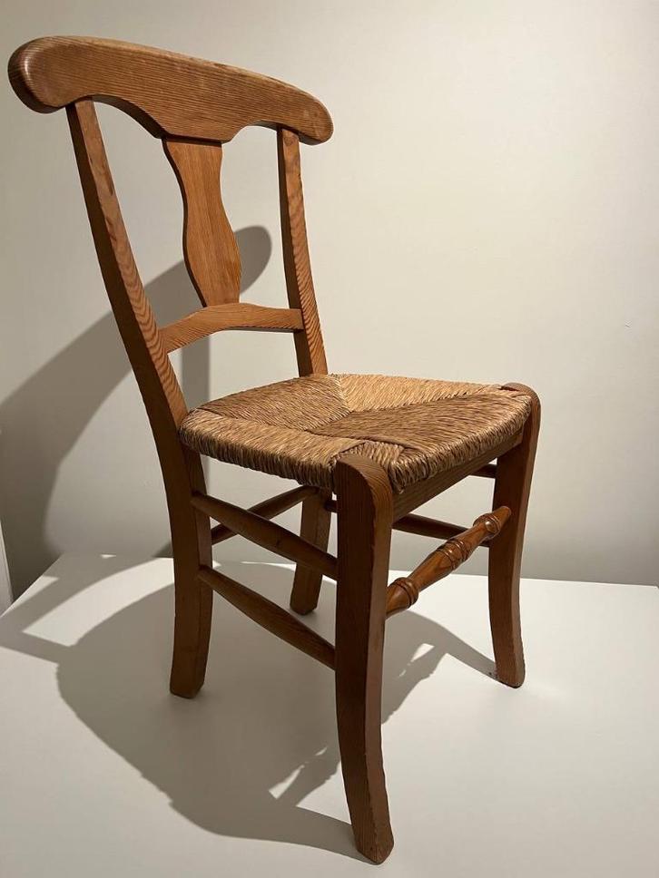 Set van 2 stoelen, Huis en Inrichting, Stoelen, Gebruikt, Twee, Hout, Bruin, Ophalen