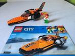 Lego City 60178 speed record auto, Ophalen of Verzenden, Zo goed als nieuw, Complete set, Lego