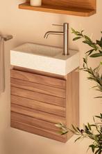 Sklum Napier WC Fonteinmeubel Hout & Terrazzo RVS kraan, Ophalen, Minder dan 50 cm, Nieuw, Minder dan 25 cm