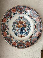 ​ Prachtig Handgeschilderd Delfts Polychroom Sierbord – Bl, Antiek en Kunst, Ophalen