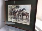 Antieke paarden  gravure ,Arabische volbloed Engels  gravure, Antiek en Kunst, Kunst | Etsen en Gravures, Ophalen of Verzenden