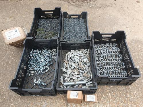 Buisklemmen, pijpbeugels 32, 33,7, 40 en 60mm diverse maten, Doe-het-zelf en Verbouw, Metalen, Zo goed als nieuw, IJzer, Ophalen