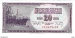 yugoslavia 20 dinara 1974 85 unc, Postzegels en Munten, Bankbiljetten | Europa | Niet-Eurobiljetten, Verzenden, Joegoslavië, Los biljet