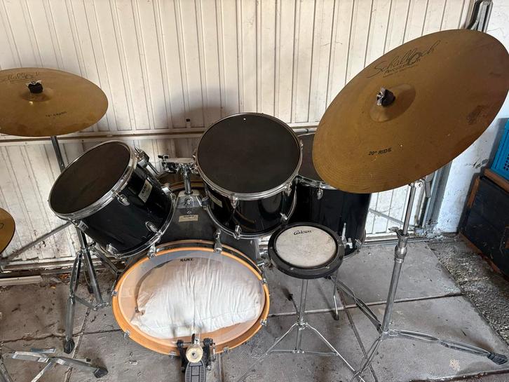 Drumstel - Compleet en klaar voor gebruik!, Muziek en Instrumenten, Drumstellen en Slagwerk, Gebruikt, Overige merken, Ophalen