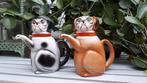 Mosa theepot hond mopshond, Antiek en Kunst, Antiek | Servies los, Ophalen of Verzenden
