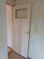 Deur met glas 78 br x 201,5 hg, Doe-het-zelf en Verbouw, Deuren en Horren, Ophalen, Gebruikt, Minder dan 80 cm, Binnendeur