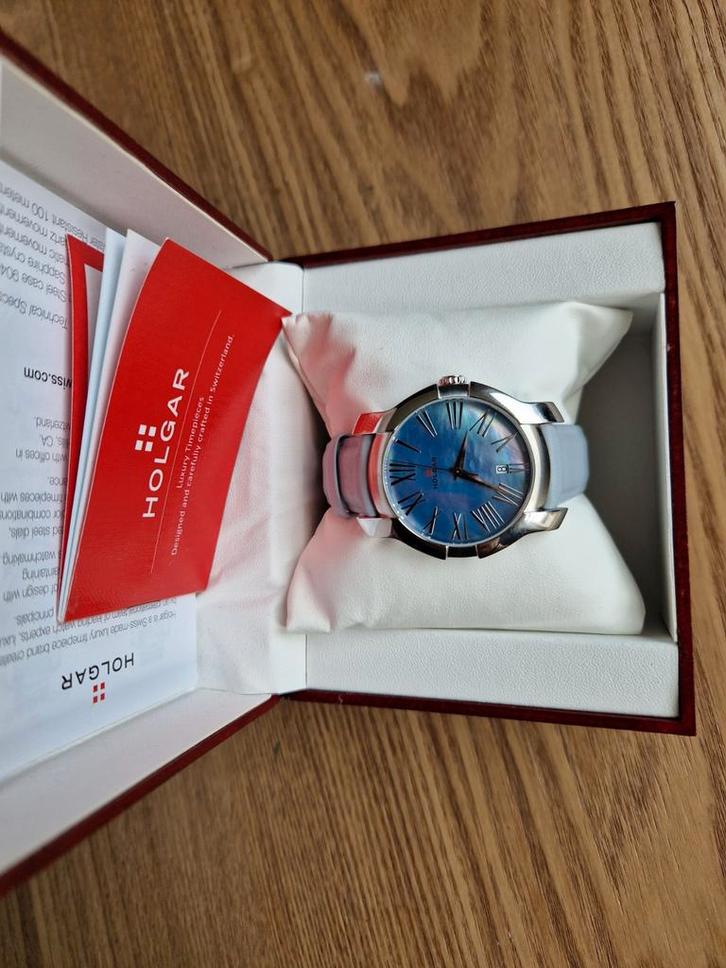 Holgar Dameshorloge - Nieuwstaat, Sieraden, Tassen en Uiterlijk, Horloges | Dames, Nieuw, Polshorloge, Overige merken, Staal, Overige materialen