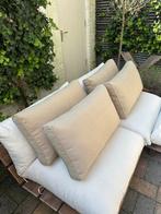 4 Beige Outdoor Kussens - 70x40x20 cm, Huis en Inrichting, Woonaccessoires | Kussens, Ophalen of Verzenden, Zo goed als nieuw