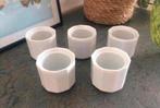 💝 Vintage ROSENTHAL POLYGON wit eierdop eierdopje, Overige typen, Ophalen of Verzenden, Zo goed als nieuw, Effen