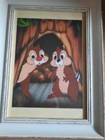 Disney Exclusive Knabbel en Babbel lithograph, Ophalen of Verzenden, Overige figuren, Zo goed als nieuw, Beeldje of Figuurtje