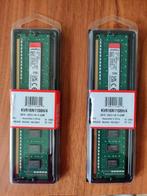 2x Kingston 4GB DDR3 RAM 12800, Computers en Software, RAM geheugen, Desktop, Ophalen of Verzenden, Zo goed als nieuw, DDR3