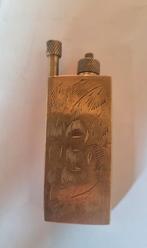 Vintage Bronzen Pijp met Bloemenmotief, Antiek en Kunst, Antiek | Koper en Brons, Ophalen of Verzenden