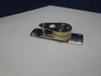 RVS Mast / Giek keerblok, Katrol Enkelschijfs, 8 mm, Watersport en Boten, Ophalen of Verzenden, Gebruikt, Lijn of Blok