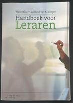 Walter Geerts - Handboek voor leraren, Ophalen, Walter Geerts; René van Kralingen, Sociale wetenschap, Zo goed als nieuw
